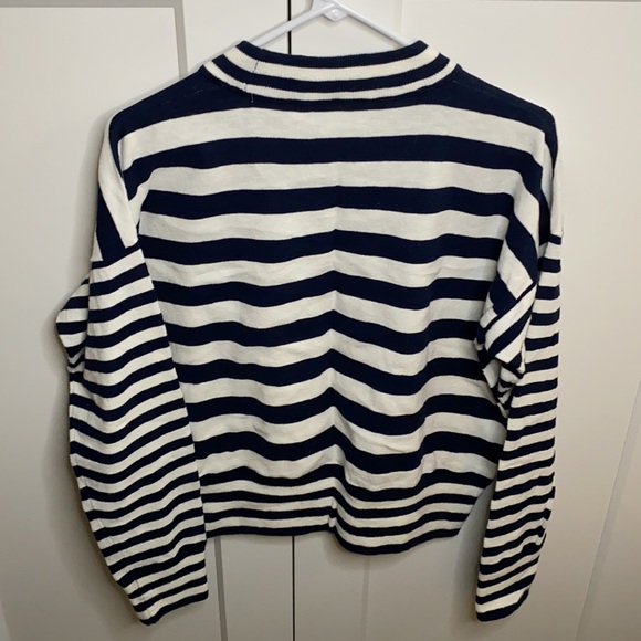 Madewell Women’s mock neck striped sweater - Picture 3 of 3
